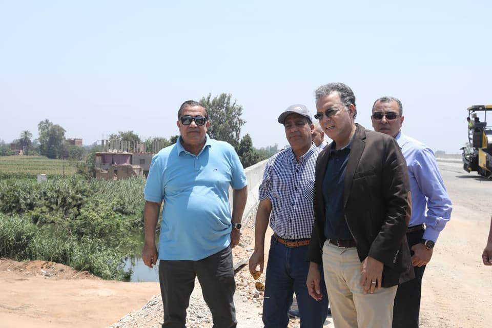 وزير النقل يتابع التشطيبات النهائية للقوس الشمالي الغربي للطريق الدائري الإقليمي