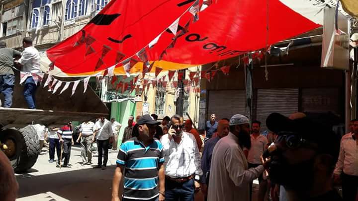 محافظ بورسعيد يشدد على ازاله الاشغالات في الطريق أمام المحلات التجاري