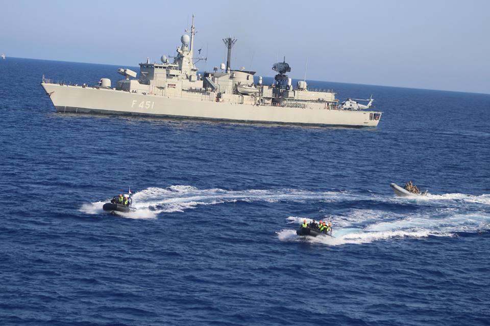 إستمرار فاعليات التدريب البحرى الجوى المصرى اليونانى القبرصى المشترك ميدوزا -6