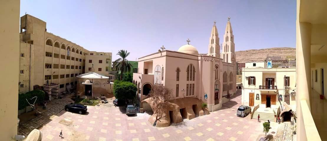 حفل إفتتاح ”مغارة العائلة المقدسة” بدير العذراء مريم للآباء الفرنسيسكان بأسيوط