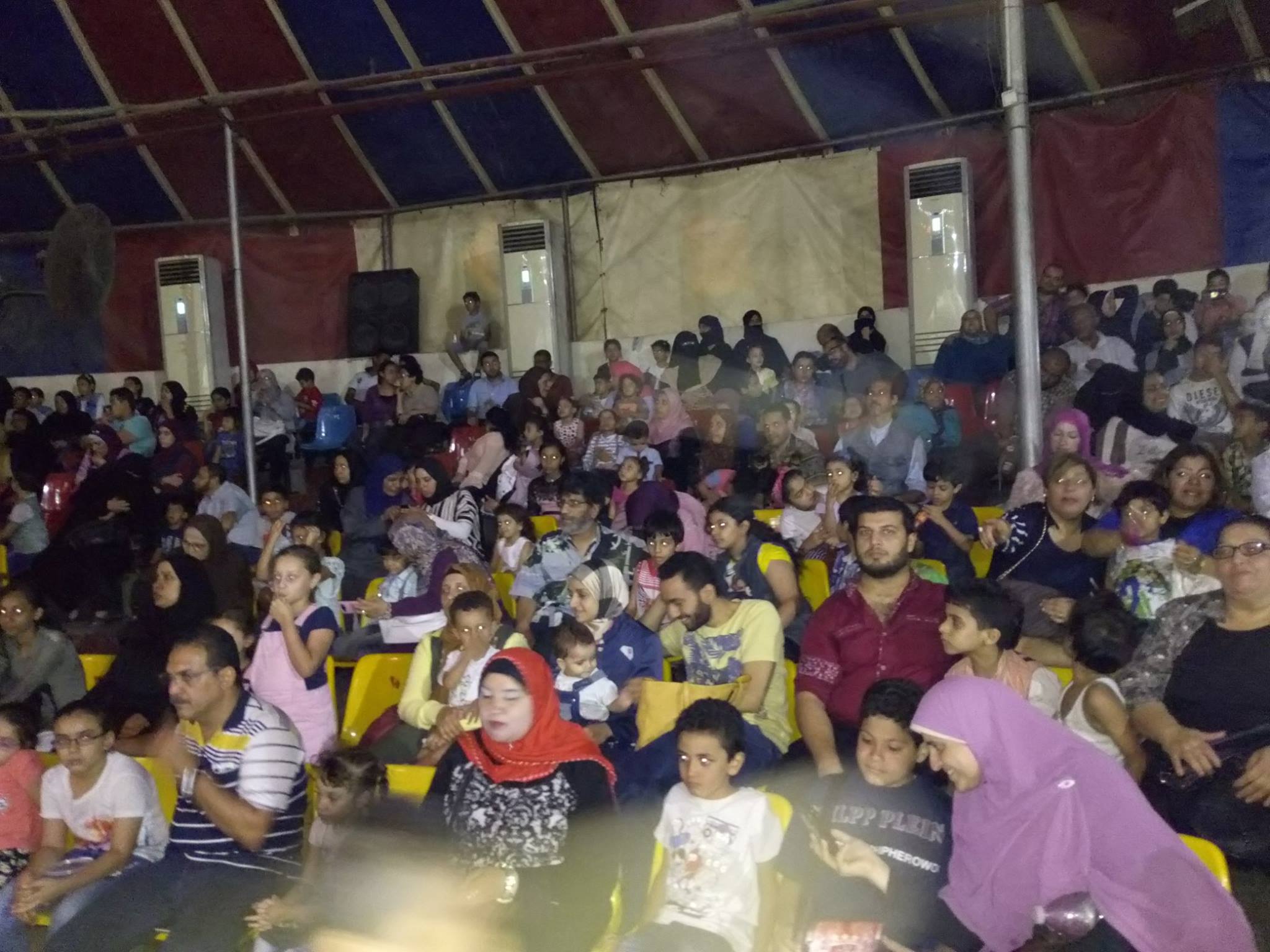 الجمهور يحتفل بالذكرى الخامسة لثورة 30يونيو بفعاليات الفنون الشعبية