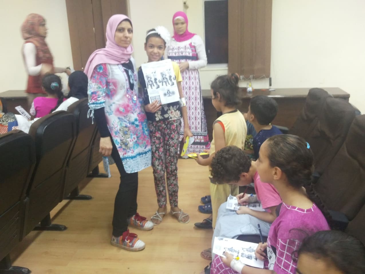 قصر طفل جاردن سيتى ينفذ يوم ترفيهى لأطفال مستشفى ابو الريش اليابانى