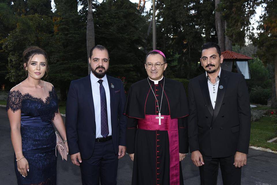 اللوبي الإقتصادي العربي العالمي مشاركاً في حفل إستقبال السفير البابوي في لبنان