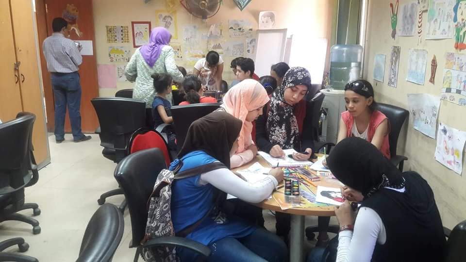 ورش فنون تشكيلية متنوعه بقصر الطفل ثقافة سوهاج