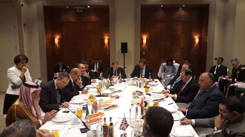 وزير الخارجية يشارك في إجتماع المجموعة الدولية المصغرة حول سوريا