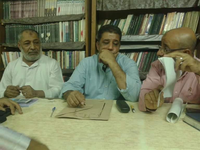 قراءات الشاعر الكبير ابوالقاسم النقيب لديوان ”فيض المعانى” بنادى ادب طما سوهاج