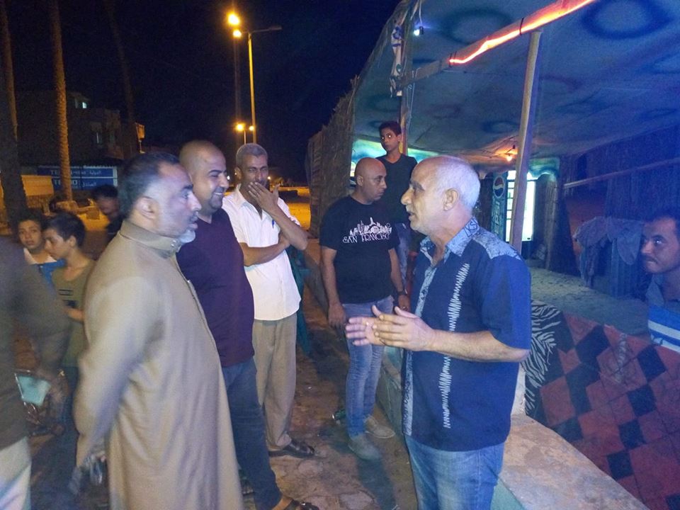 مخيمات الشاطئ تلتزم بالحدود المقررة بحي الساحل شمال سيناء
