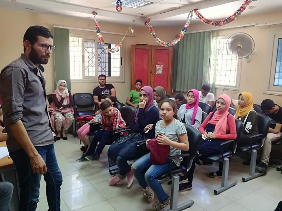 ورش للخط العربى والمسرح بقصر ثقافة طفل سوهاج