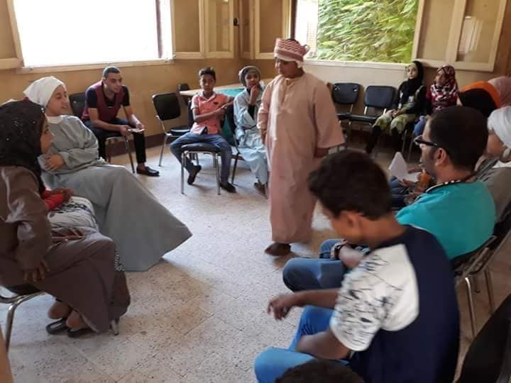 إستمرار بروفات العرض المسرحى ”ابوالعروسه”ببيت شطوره ثقافة سوهاج