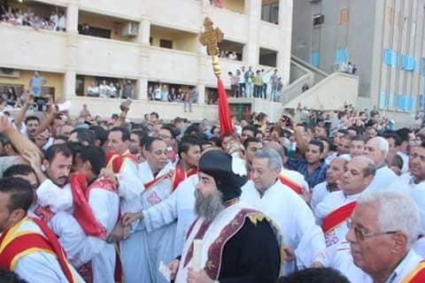 أقباط مصر يحتفلون بمولد السيدة العذراء بدرنكة أسيوط