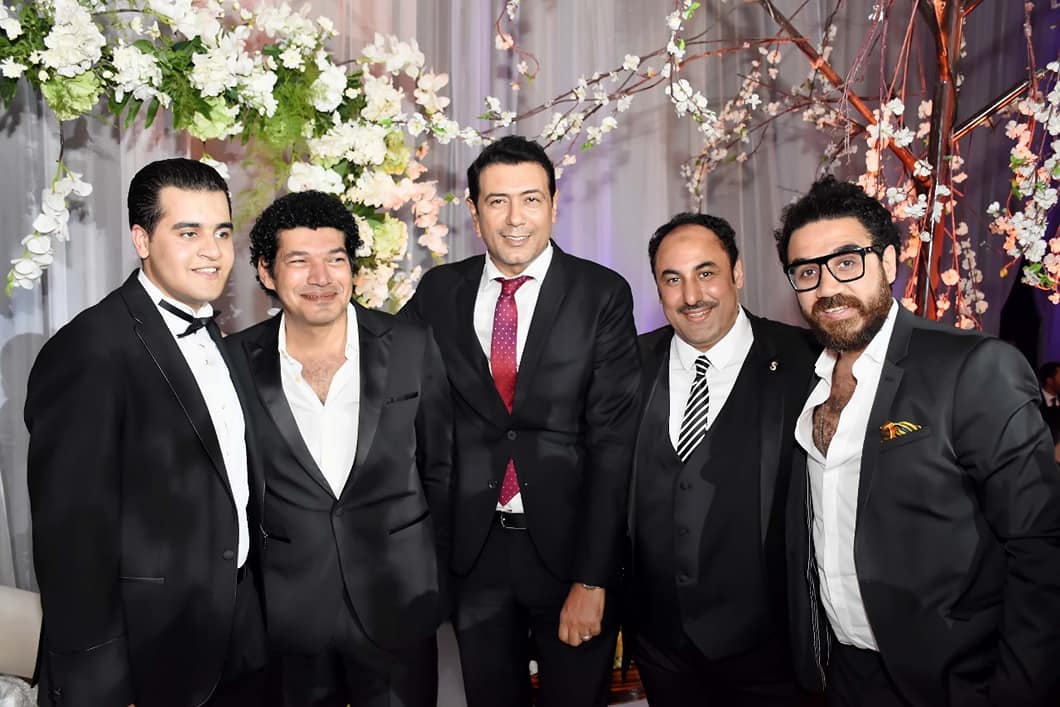 بالصور.. باسم سمرة وأحمد وفيق يشعلون حفل زفاف سلامة وسندس بوصلة رقص بحضور نجوم الفن