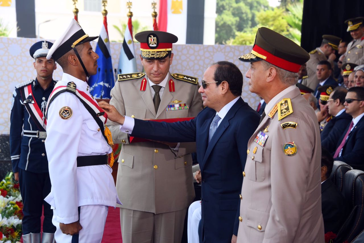 القوات المسلحة تحتفل بتخريج دفعات جديدة من الكليات العسكرية بحضور الرئيس السيسى