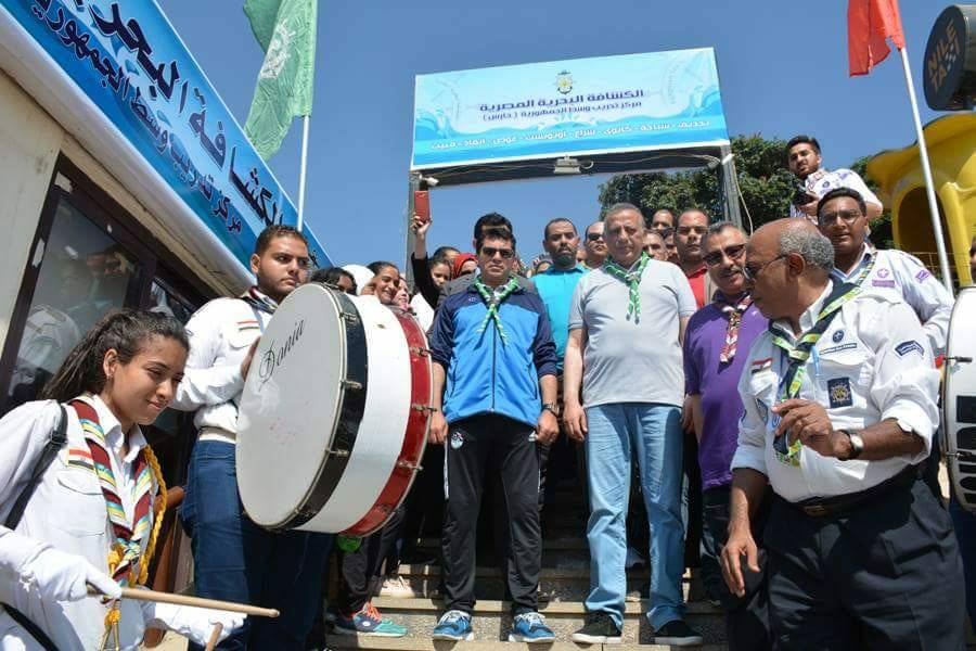 بالصور ..  الدالى وصبحى يحتفلو بذكرى ثورة يوليو فى سباق مارثون للدراجات بالجيزة