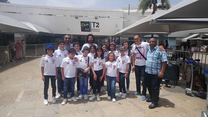 مواهب الاوبرا المصرية مع 700 من اطفال العالم يرفعون شعار السـلم والسـلام بالمغرب