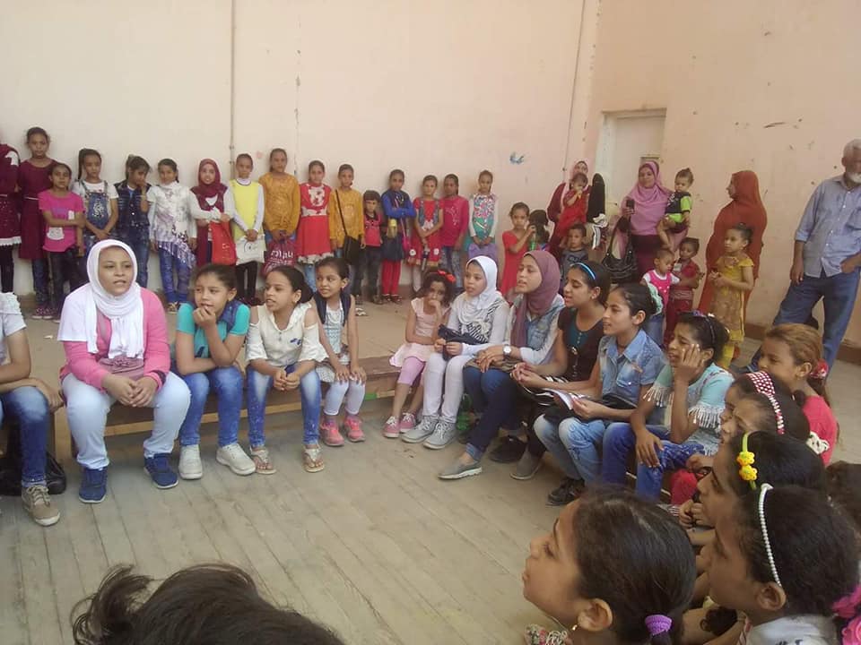 ثقافة الغنايم تقيم يوم فنى مع مدارس التعليم المجتمعى بأسيوط