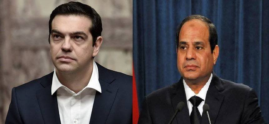 السيسى يعزى رئيس الوزراء اليونانى فى ضحايا الحرائق التى اندلعت فى محيط العاصمة أثينا