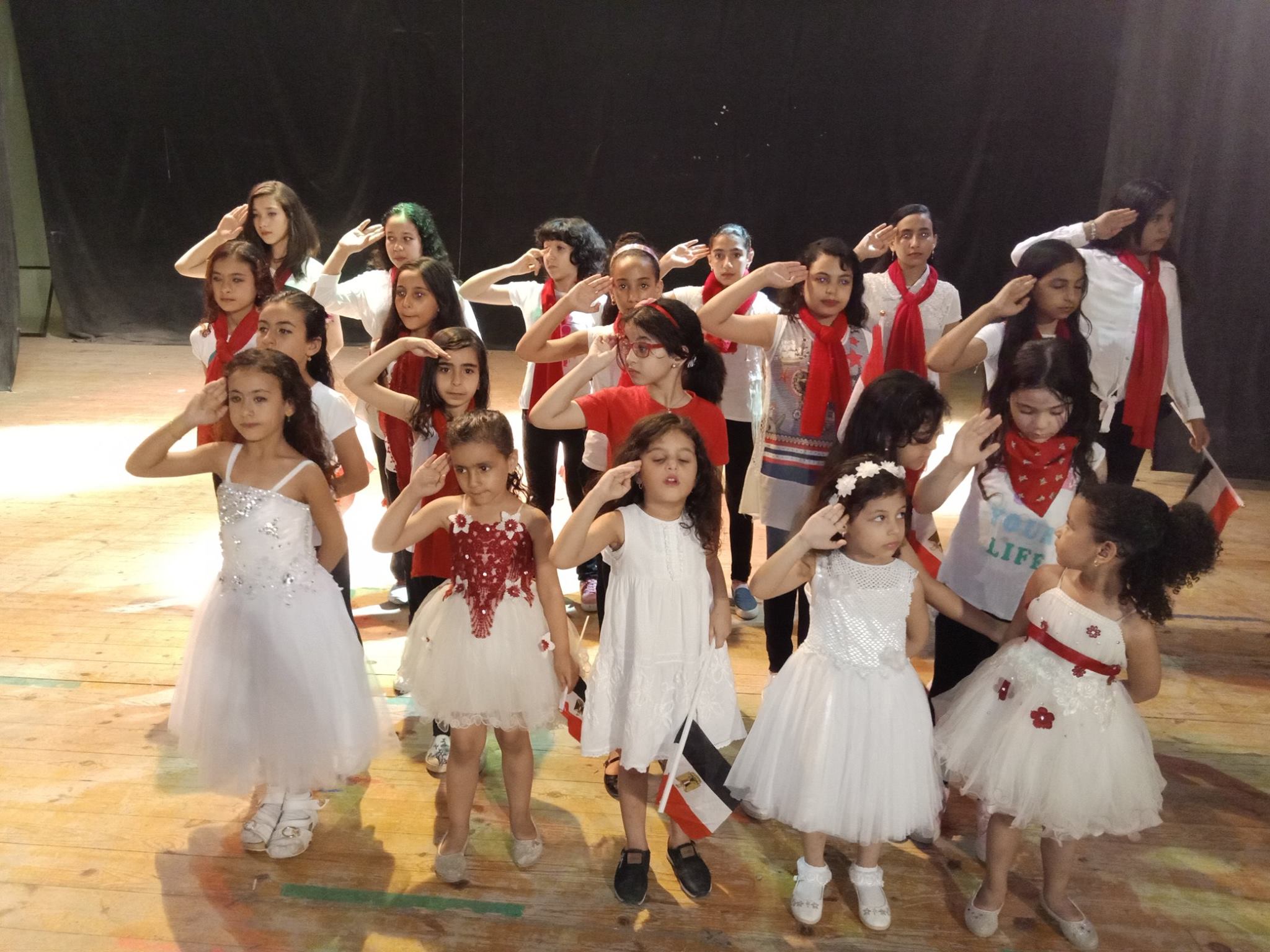 إحتفالات ذكرى ثورة 23 يوليو علي مسرح قصر ثقافة دمياط الجديدة