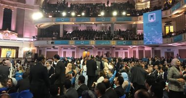 الرئيس السيسي يفتتح المؤتمر الوطنى السادس للشباب بجامعة القاهرة