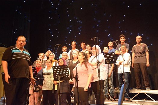 بالصور فريق أركان يغنى أمام أعضاء مجلس النواب والمجمع المقدس بالكاتدرائية بالقاهرة