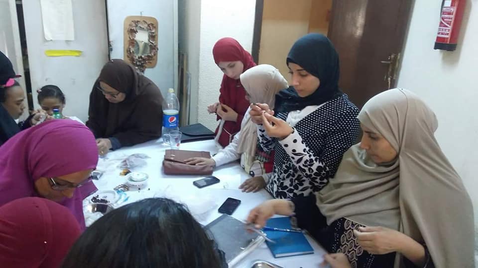 ورشة اكسسوارات بنادى المرأة ثقافة المنيا