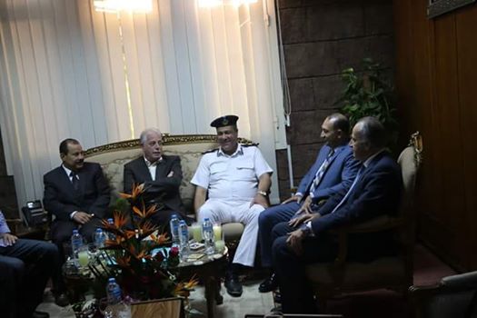 ”فودة” يهنئ مدير الأمن والحكمداربجنوب سيناء