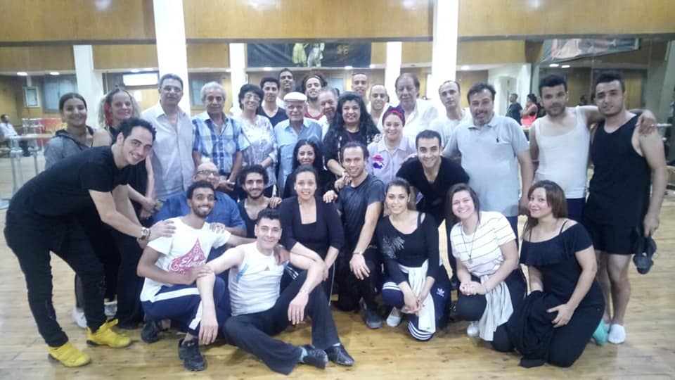 بروفات مكثفة لإستعراضات أوبريت فرحانة