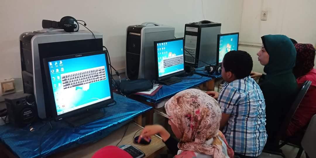 استمرار فعاليات الدورة التدريبية على الحاسب الآلى بثقافة ابو قرقاص