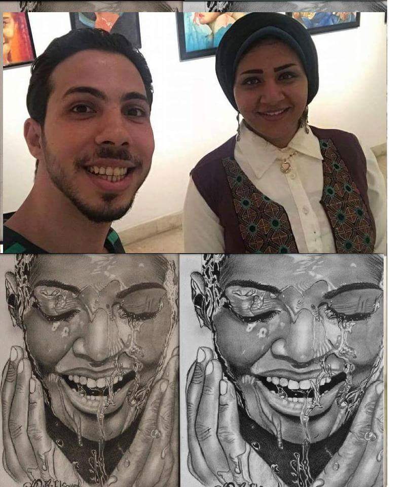 ”انتعاشة” بورتريه للفنانة رضوي السيد يخطف الأنظار