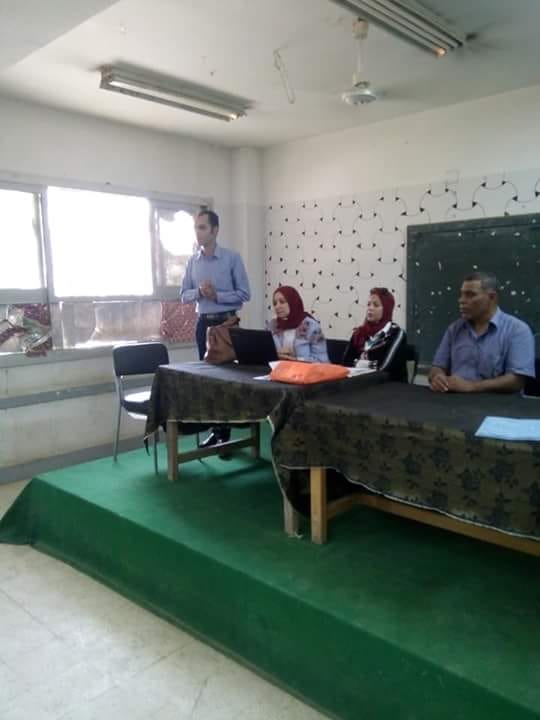 إعلام حلوان يعقد لقاءات اعلامية بمدرسة فؤاد عزيز غالى