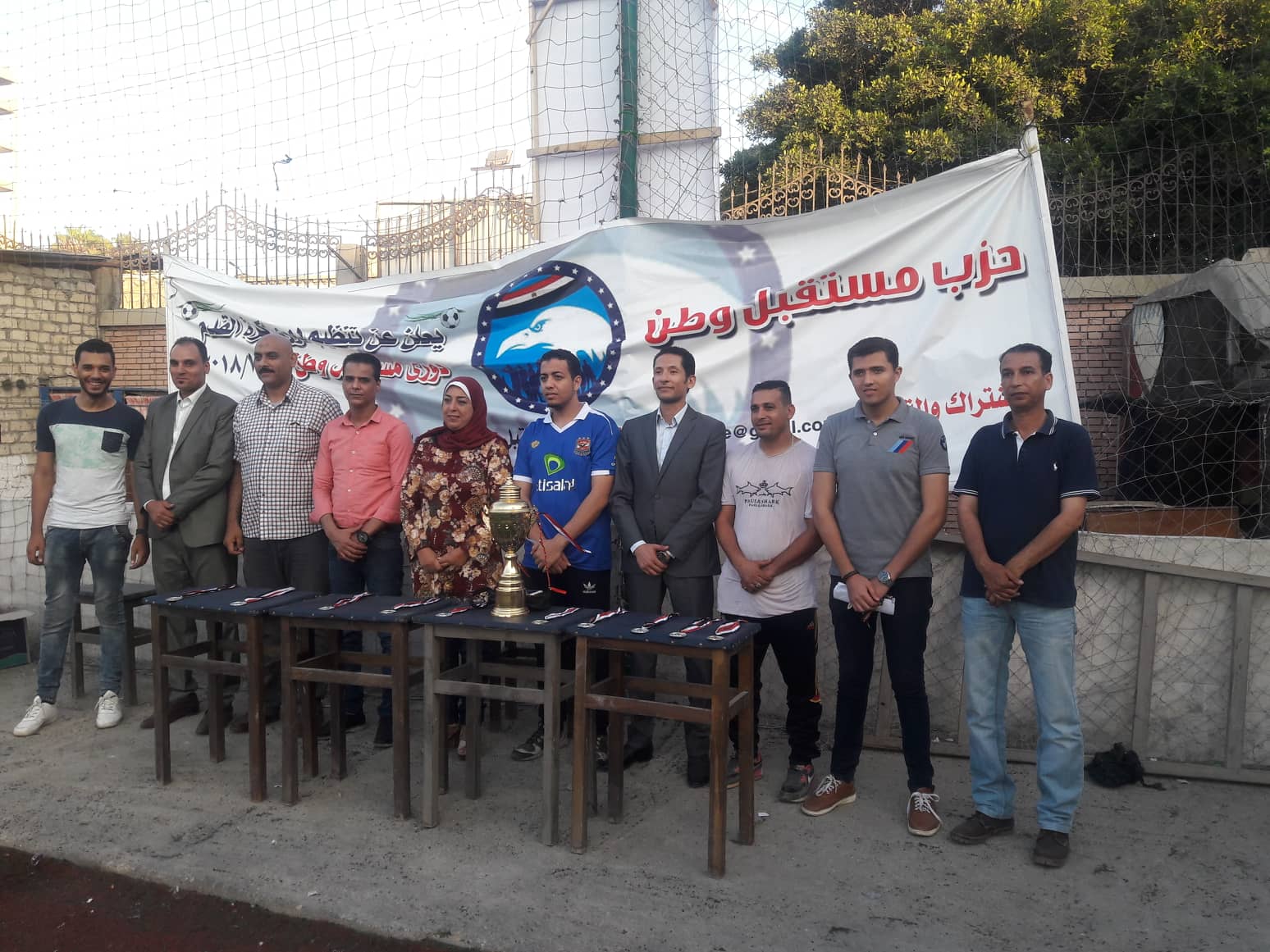 أمينة المرأة بمحافظة الاسكندرية تتألق فى سماء دورى مستقبل وطن