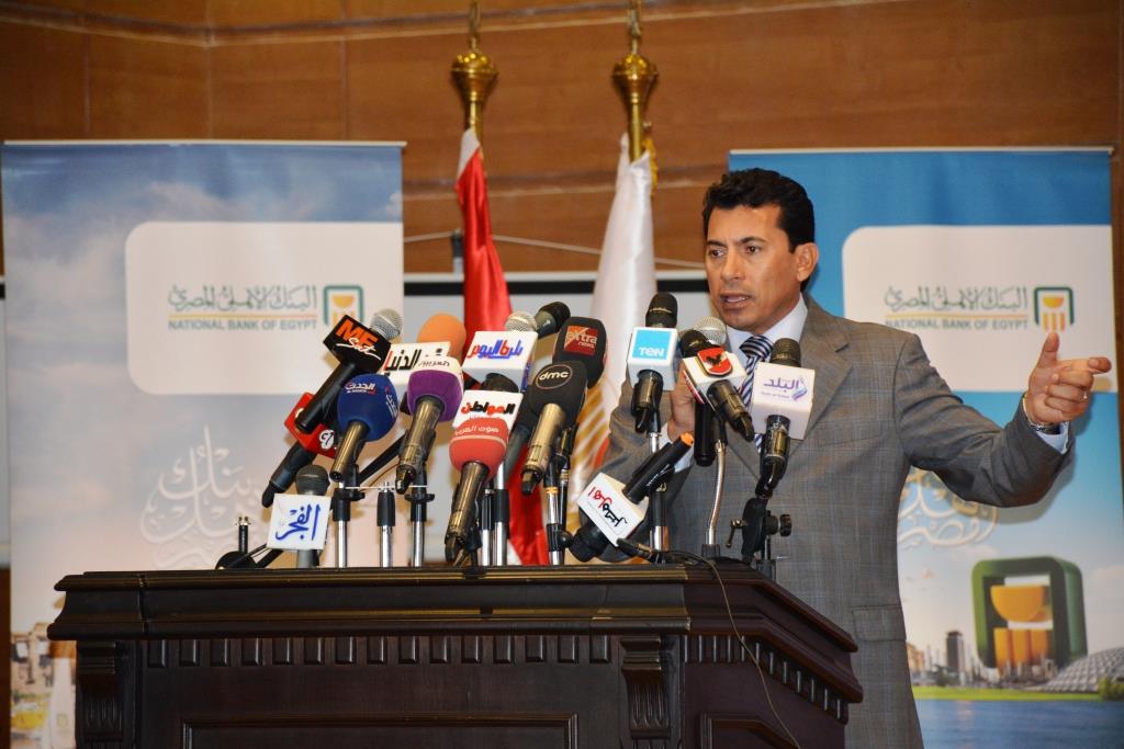 وزير الشباب والرياضة يدشن حملة ”” تزينوا بالأخلاق” و”عودة الجماهير” ومهرجان ابداع لمراكز الشباب