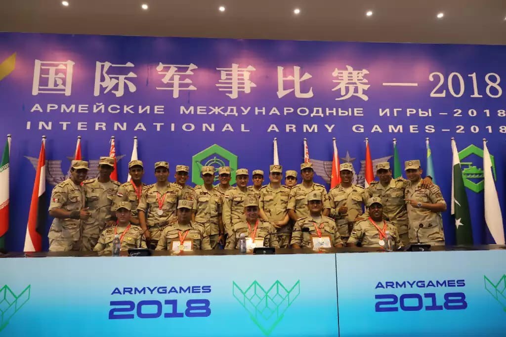 أسود مصر تتفوق فى مسابقة المباريات الحربية الدولية بروسيا والصين