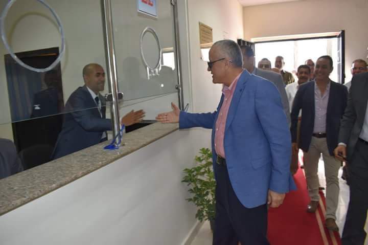 إفتتاح المركز التكنولوجي لخدمة عملاء مرفق المياه والصرف الصحي بمدينة الشروق