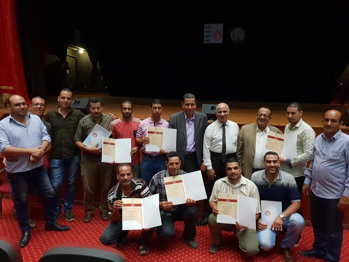 ” درويش ” و” الابيارى ” يشهدا ختام دورة ميكانيست مسرح المركز الثقافي بطنطا