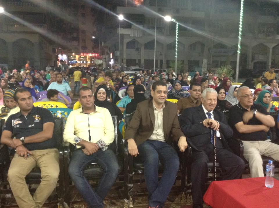 مكرم وماهر يشهدان مهرجان صيف بورسعيد