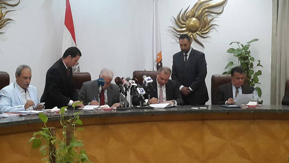 بروتوكول تعاون بين ”جنوب سيناء” وصندوق تطوير العشوائيات لحماية ”وادى البيضا” من أخطار السيول