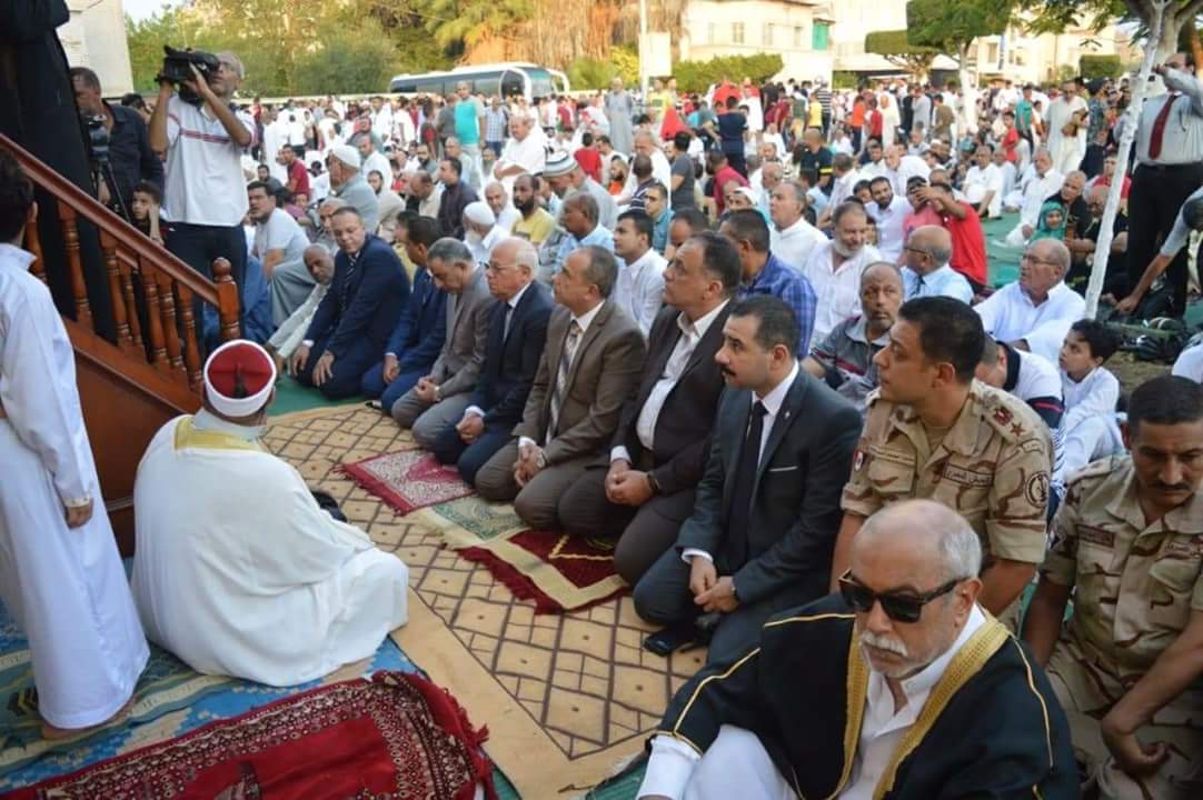 حزب مستقبل وطن يشارك أهالي مدينة بورفؤاد صلاة عيد الأضحي المبارك