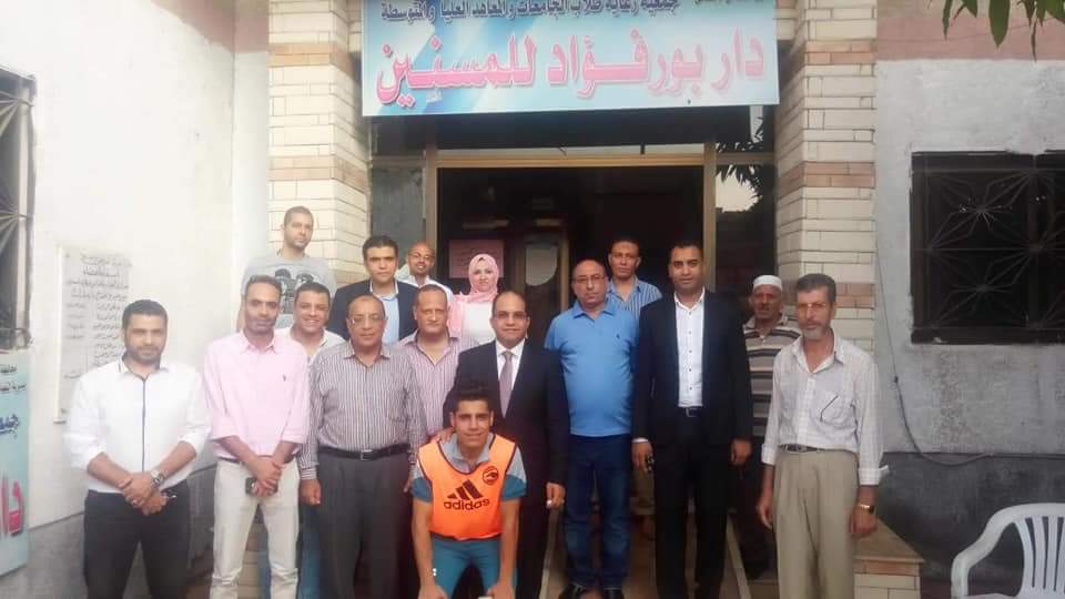 حزب مستقبل وطن ببورسعيد يزور دار المسنين ببورفؤاد بمناسبة عيد الأضحي المبارك