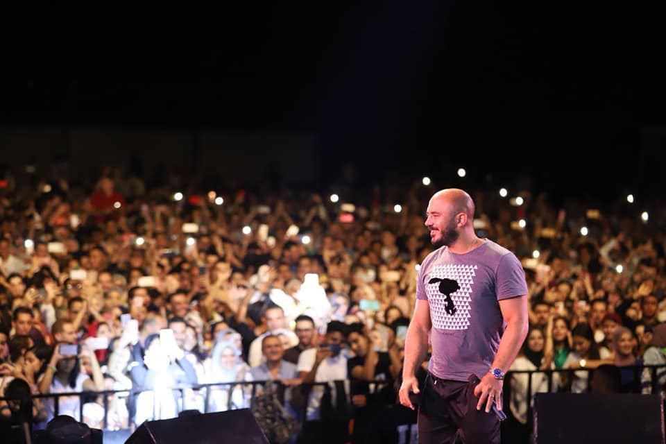 ” محمود العسيلي” يتألق في حفل بورتو سعيد