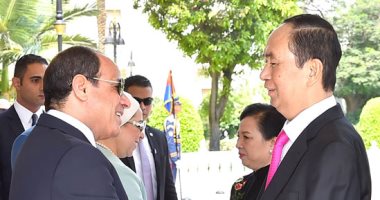 تفاصيل البيان المشترك حول زيارة رئيس فيتنام لمصر