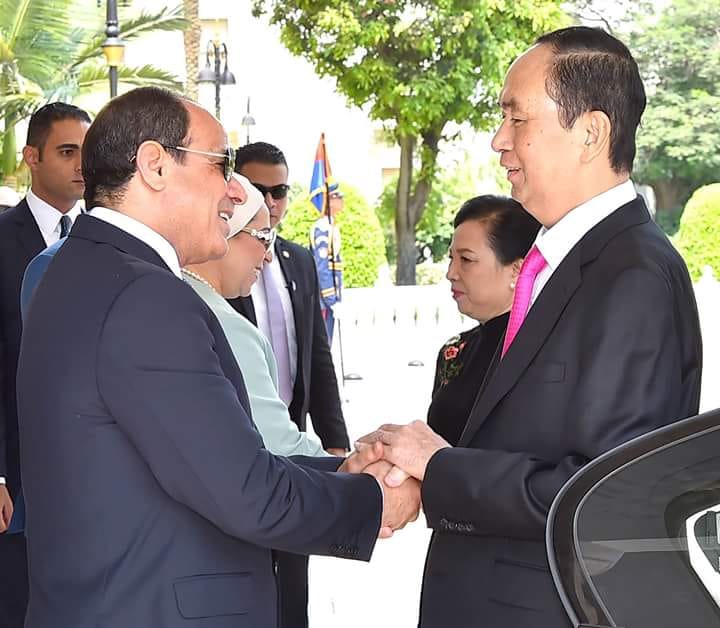 تفاصيل زيارة رئيس جمهورية فيتنام الاشتراكية تران داي كوانج إلى جمهورية مصر العربية