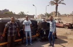 حملة مكبرة لمصادرة ال《تكاتك》غير المرخصة بالجيزة