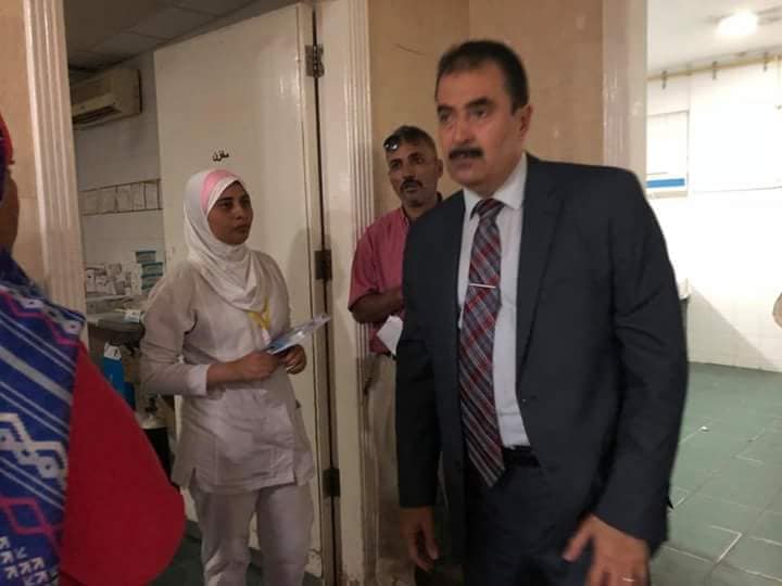 بالصور: مرور مفاجئ لوكيل الصحة على مستشفيات العام والحميات والصدر بالسويس