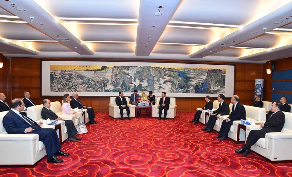 السيسى يزور أكاديمية الحزب الشيوعى الصينى