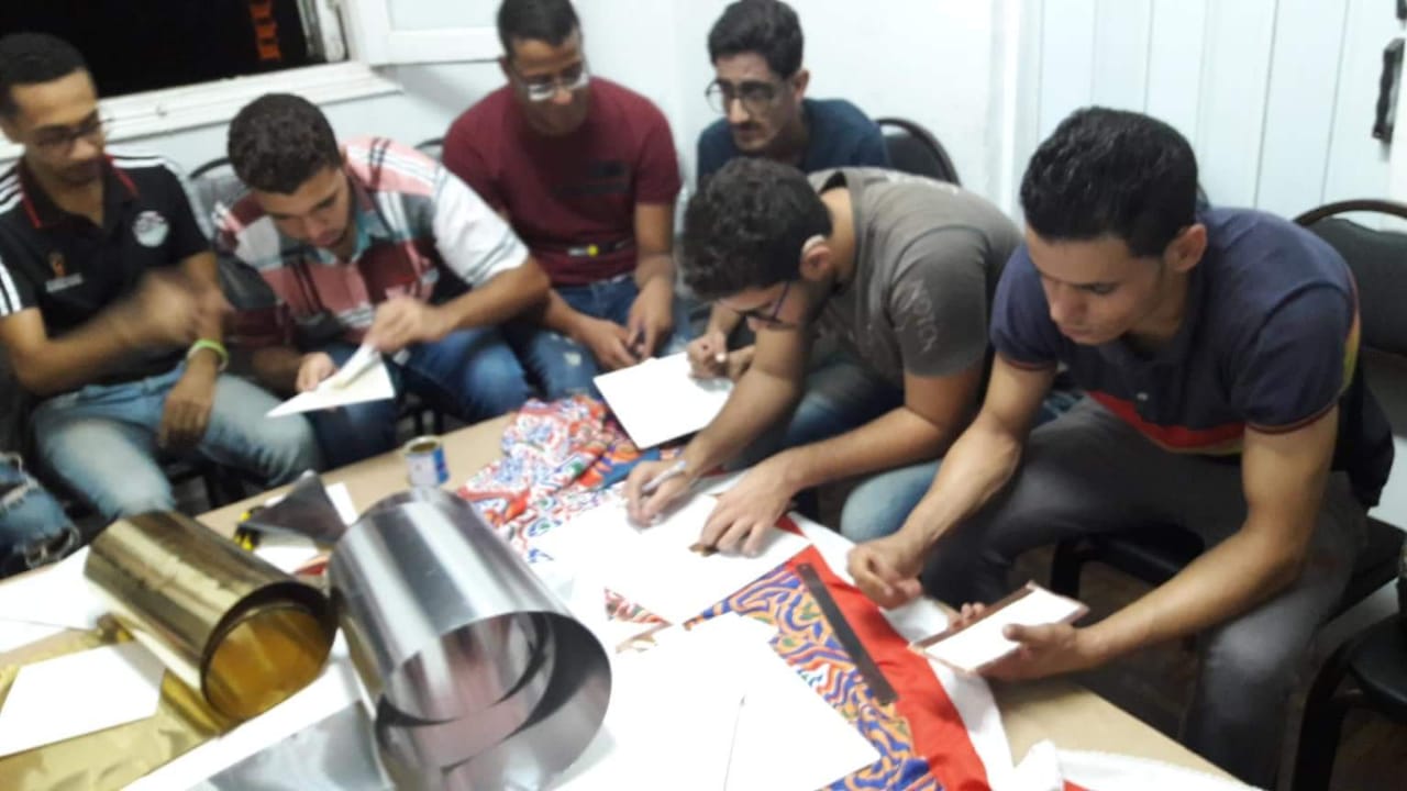 انعقاد اللقاء الخامس للورشة الفنية بمركز الدراسات والتدريب