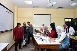 بالصور .. وزير الثقافة فى زيارة لاكاديمية الفنون