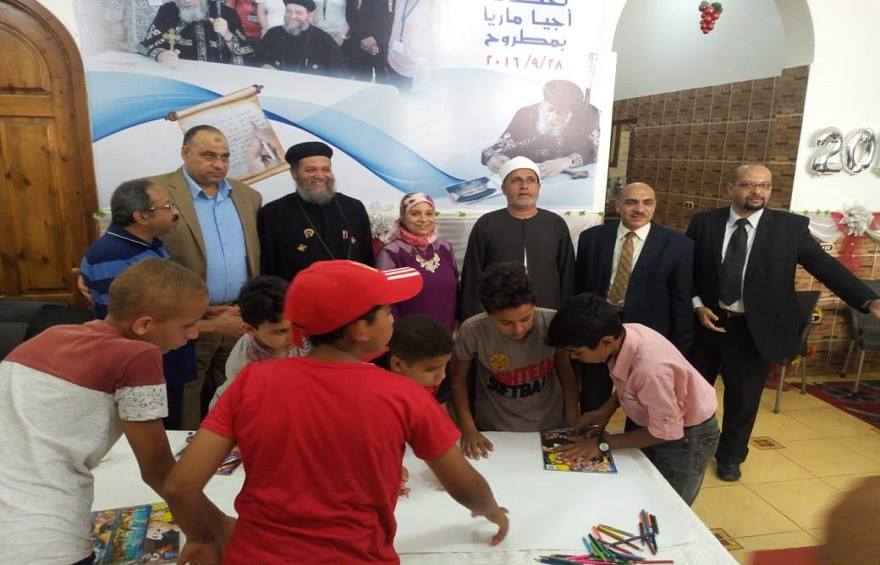 محافظة مطروح تشهد قوافل مجلة نور للأطفال