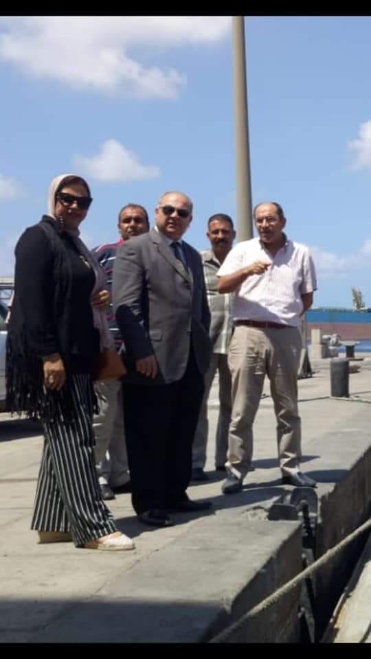 رئيس هيئة النقل النهري في زيارة مفاجئة لعدد من الاهوسة الملاحية