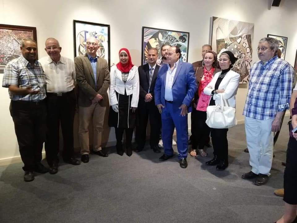 إفتتاح معرض ” لقاء ” للفنانة رانيا علام بقاعة آدم حنين بالهناجر