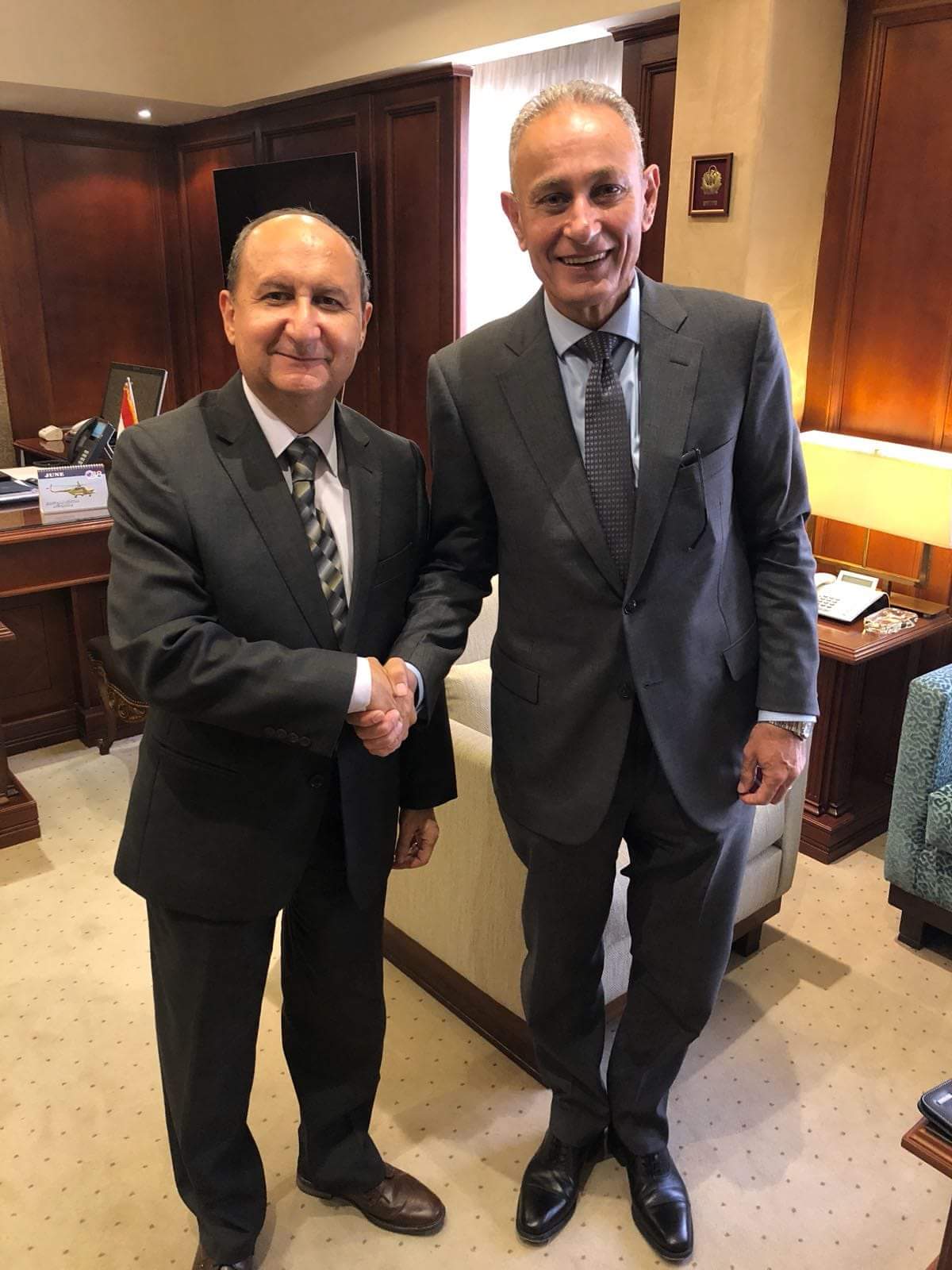 وزير التجارة يبحث سبل التعاون مع أمين عام الأتحاد من أجل المتوسط